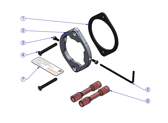 tailBeacon Installation Kit (#4-40 Screws)