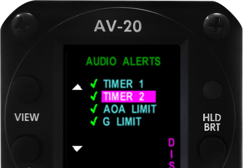 Audio Alert settings_AV-20s